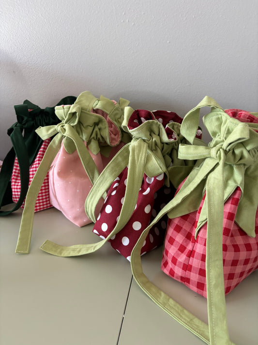 Strawberry Forever in Polka Dot Pink.